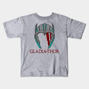 Superhero Gladiator Ragnarok Viking Norse Mythology Mashup Kids T-Shirt